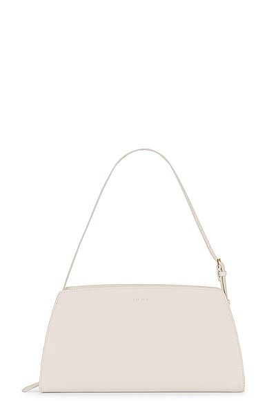 ☆haveawhale☆ square baguette bag IV 5015792761 The Row 90s Baguette Bag in Eggplant | FWRD