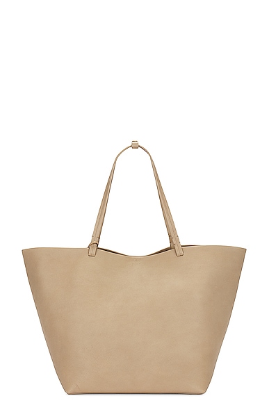 The Row Xl Park Tote Bag In Light Taupe Pld