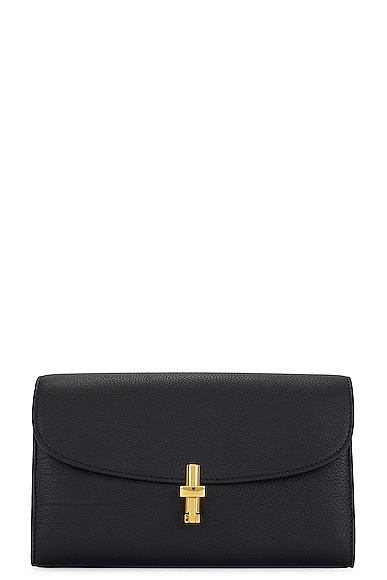 Shop The Row Sofia Continental Wallet In Black