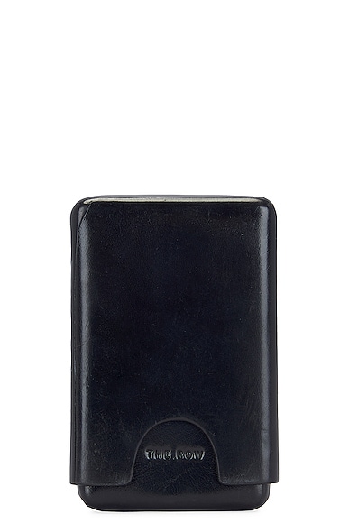 The Row Boxy Card Case in Black
