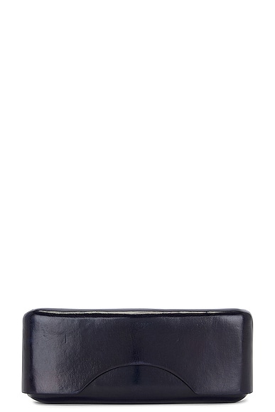 The Row Sunglasses Case in Deep Blue