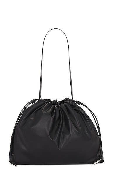 The Row Angy Hobo Bag in Black PLD