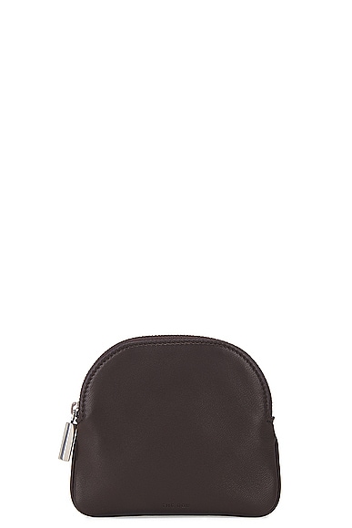 The Row Circle Pouch 2 In Black