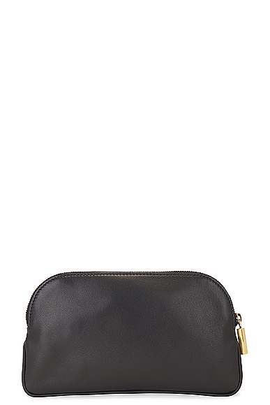 Shop The Row Ew Circle Pouch In Black Ang