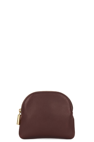 Shop The Row Circle Pouch 2 In Burgundy
