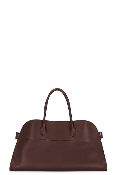 The Row EW Margaux Bag in Dark Chocolate | FWRD