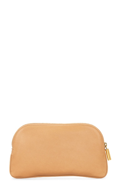 Shop The Row Ew Circle Pouch In Cream Ang