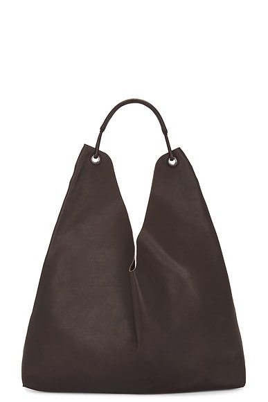 The Row Bindle 3 Bag in Dark Brown & Black