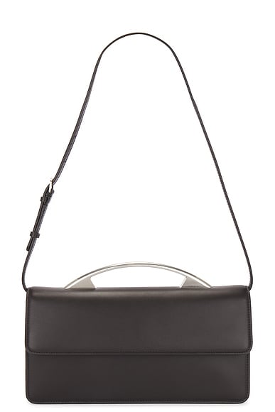 The Row Nia Bag in Dark Brown ANG
