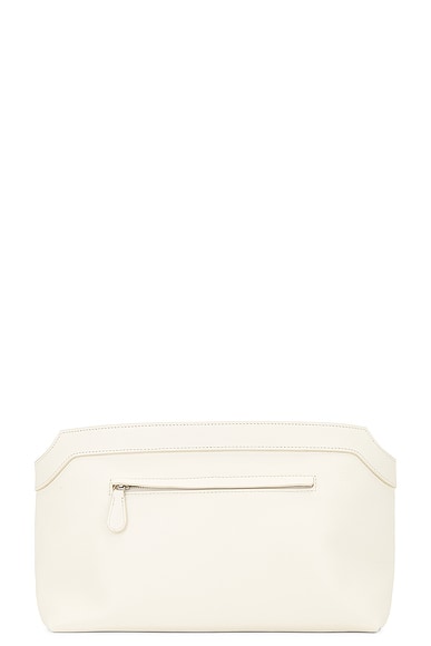 The Row Terrasse Pouch in Ivory PLD