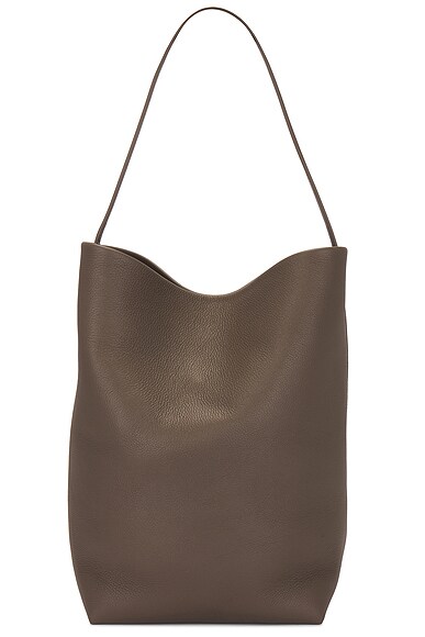 The Row Large N S Park Tote Bag in Dark Olive PLD FWRD