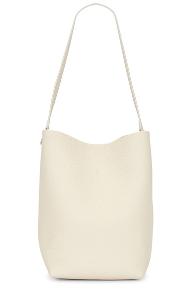 Medium N/S Park Tote Bag Black in Leather – The Row