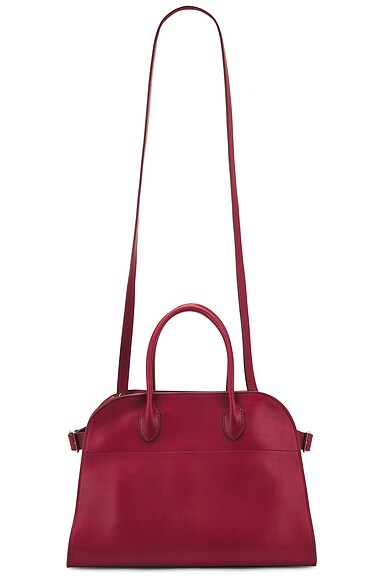 (在庫あり即発)The Row margaux 12 新色 ミッドナイト Soft Margaux 12 Bag Black in Leather – The Row