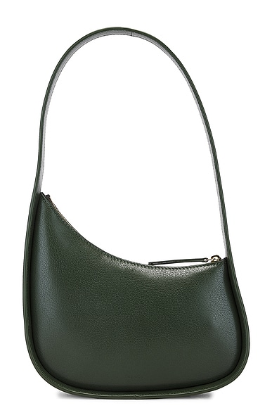 The Row Half Moon Bag in Seaweed Green SHG | FWRD