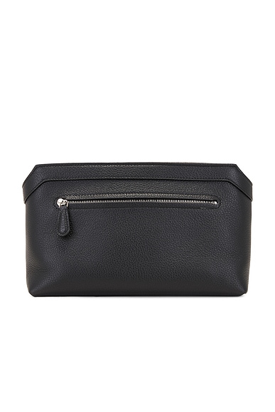 The Row Terrasse Pouch in Black PLD