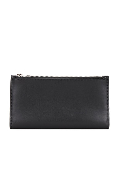 The Row Sofia Compact Wallet in Black | FWRD