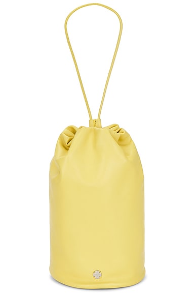 The Row Sporty Pouch in Coppery Yellow ANS