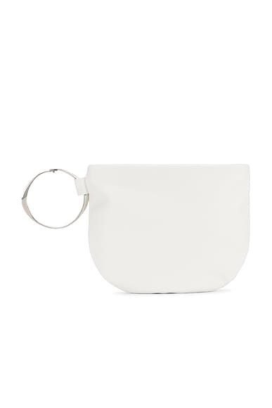 The Row Geo Bracelet Clutch in White ANS