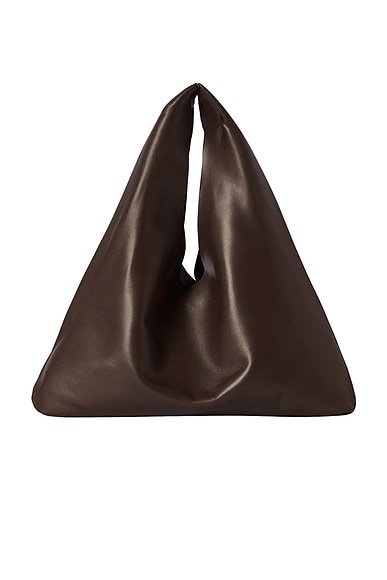 The Row Small Bindle in Brown Melange