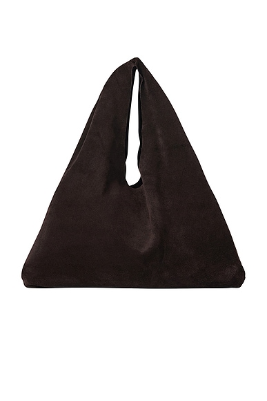 The Row Small Bindle in Brown Melange