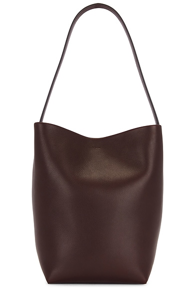 The Row Soft Margaux 10 Bag in Marine PLD | FWRD The Row Soft Margaux 10 Bag in Marine PLD | FWRD