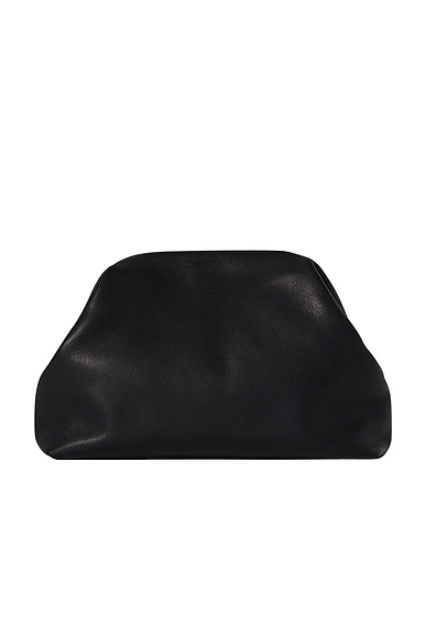 The Row Mira Clutch in Black ANG