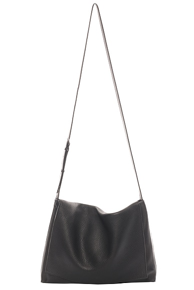 The Row Nan Messenger Bag in Black Ans