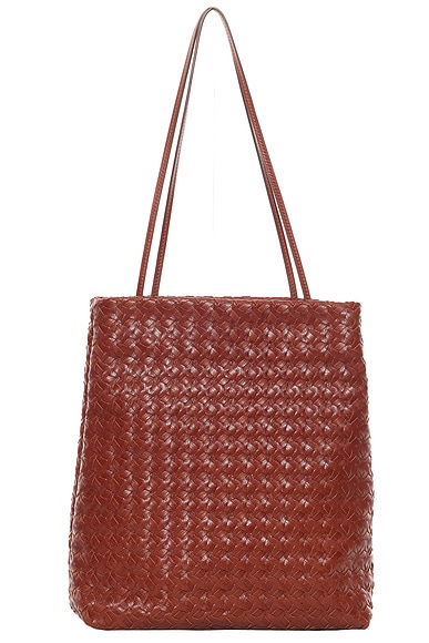 The Row Lilou Woven Bag in Pecan