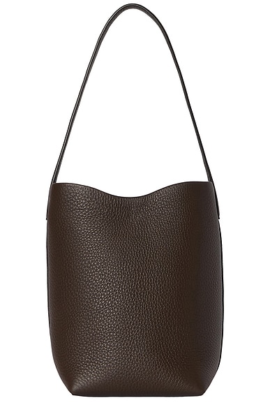 The Row Small N/S Park Tote in Deep Brown | FWRD
