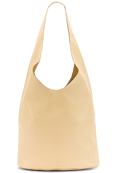 ショルダーバッグ・ポシェット [The Row] Bindle Three Bag in Leather Bindle Three Bag Black in Leather – The Row