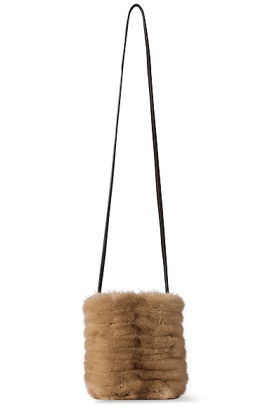 The Row North South Park Crossbody Bag in Brown Ang