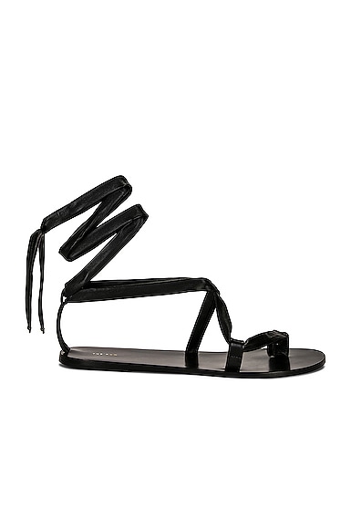 The Row Nora Sandal in Black