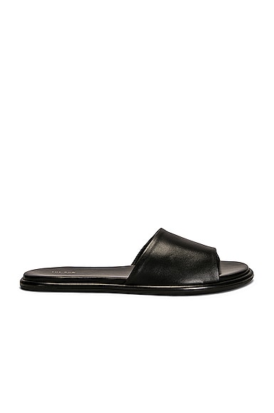 The Row Canal Slippers in Black
