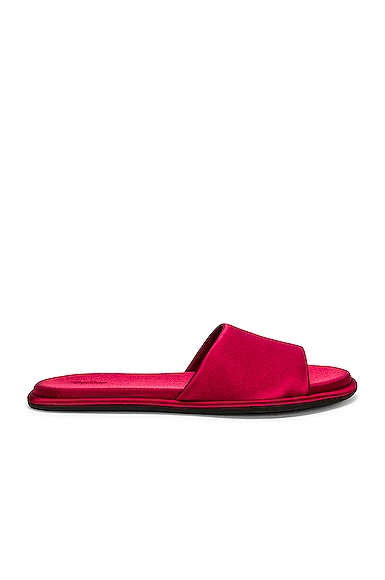 The Row Canal Slippers in Burgundy