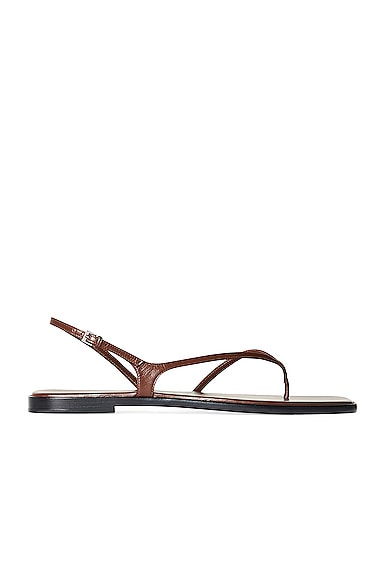 【箱付き】THE ROW Flat Leather Sandals 0400013564098_BLACK?wid=600&