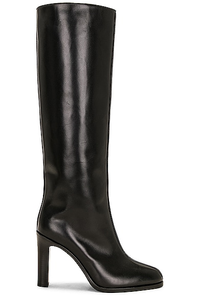 The Row Wide Shaft Boot in Black