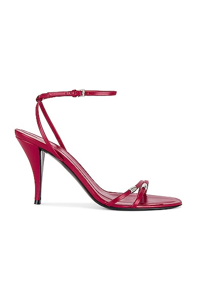 The Row Cleo Bijoux Sandal in Ribes & Silver