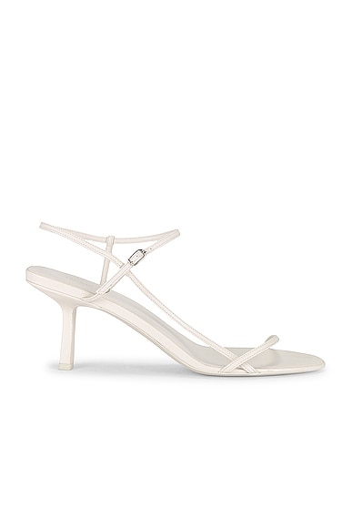 The Row Bare Sandal in White