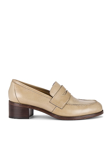 The Row Vera Loafer in Bark