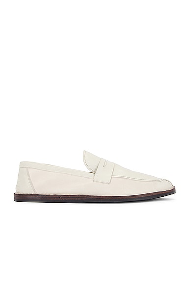 The Row Cary Loafer in Tofu