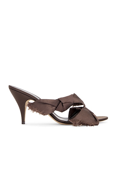 The Row Voluptas High Heel Sandal in Brown