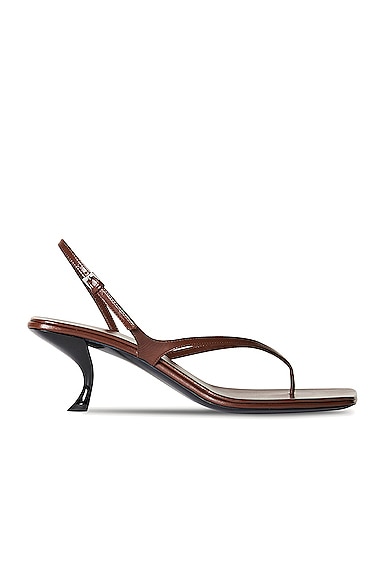 The Row Leathers CONSTANCE LEATHER SANDALS
