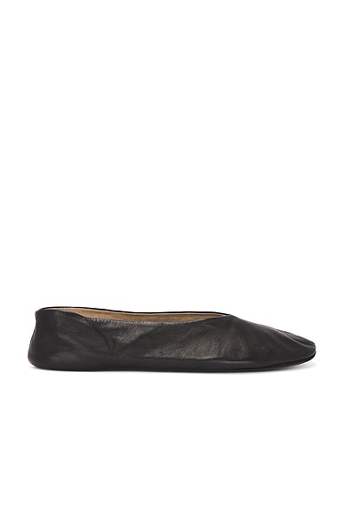 The Row Stella Slipper in Black