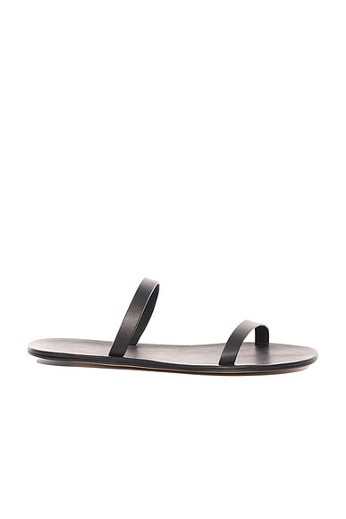 The Row Helena Sandal in Black