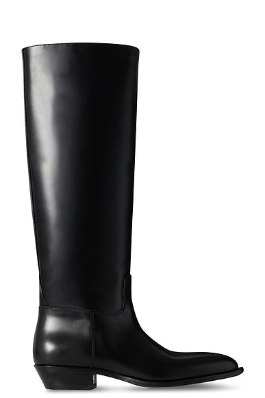 The Row Western Boot in Black