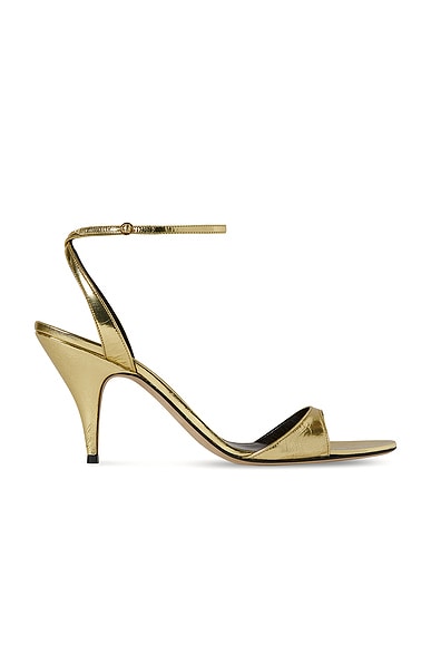 The Row Vika Sandal in Gold