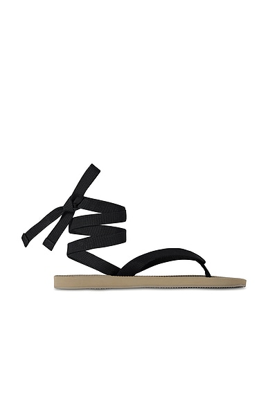大人気 The Row Dune Knot Sandals in Iron Grey | FWRD 小物