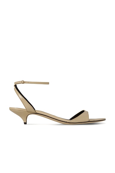 The Row Vika Sandal in Iron Grey