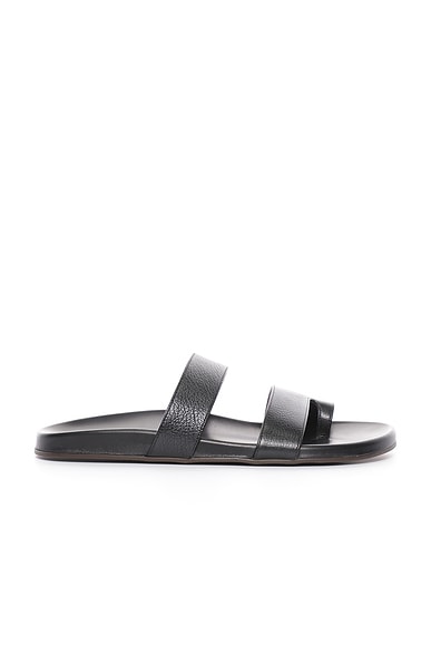 The Row Hugh Sandal in Black