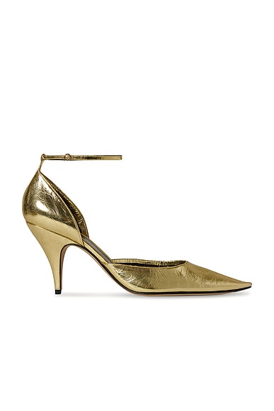 The Row Liisa D'orsay Pump in Gold